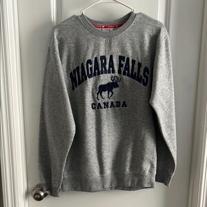Gray Niagara Falls Canada Sweater